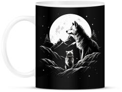 printfashion farkas - Bögre - Fekete (14216350)