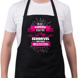 printfashion Bátor fodrász - Kötény - Fekete (4935000)