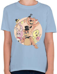 printfashion Fnaf pasztell színek - Gyerek póló - Világoskék (14441542)