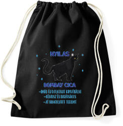 printfashion Nyilas - Bombay cica - Sportzsák, Tornazsák - Fekete (13338215)