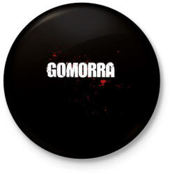 printfashion Gomorra series - Kitűző, hűtőmágnes - Fekete (3095623)