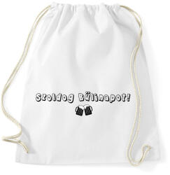printfashion Szoldog Bülinapot! - Sportzsák, Tornazsák - Fehér (5248266)