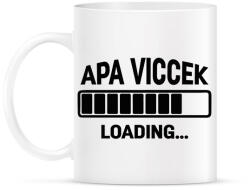 printfashion Apa viccek - loading. . . - Bögre - Fehér (13491570)