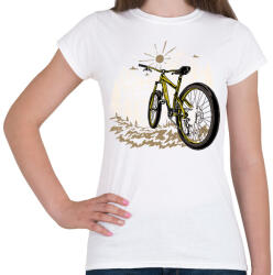 printfashion Biciklizés - Női póló - Fehér (12756960)