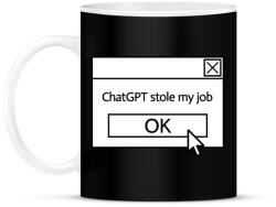 printfashion Stole my job - Bögre - Fekete (14584922)