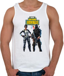 printfashion Arctic A. & Stingray Fortnite - Férfi atléta - Fehér (2433011)