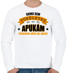 printfashion Az én apukám - Férfi pulóver - Fehér (13605828)