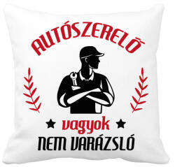 printfashion Autószerelő vagyok - Párnahuzat, Díszpárnahuzat - Fehér (13775668)