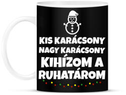 printfashion KIHÍZOM A RUHATÁROM - Bögre - Fekete (11417806)