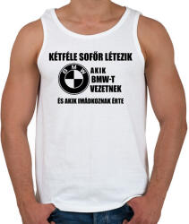 printfashion Kétféle Bmw Sofőr - Férfi atléta - Fehér (1663230)