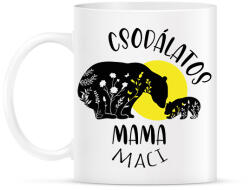 printfashion Csodálatos mama maci - Bögre - Fehér (6607433)