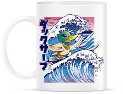 printfashion Szörfös kacsa - Bögre - Fehér (9445114)