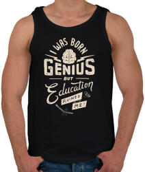 printfashion Genius - Férfi atléta - Fekete (382328)