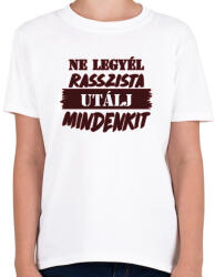 printfashion Utálj mindenkit - Gyerek póló - Fehér (7519486)