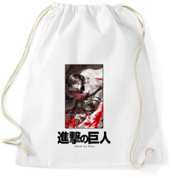 printfashion Singeki no kjodzsin - Sportzsák, Tornazsák - Fehér (5387535)