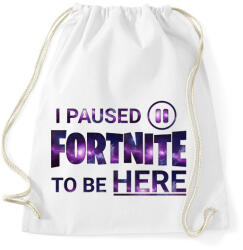 printfashion Fortnite - Sportzsák, Tornazsák - Fehér (15042141)