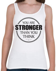 printfashion Stronger - Női atléta - Fehér (2419691)