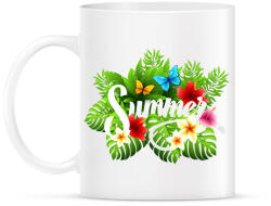 printfashion Summer flowers - Bögre - Fehér (1616916)