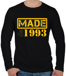 printfashion 1993 - Férfi hosszú ujjú póló - Fekete (12813120)