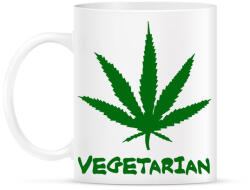 printfashion Vegetáriánus - Bögre - Fehér (2478071)