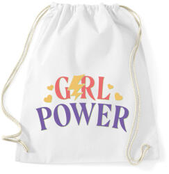 printfashion Girl power - erős nők - Sportzsák, Tornazsák - Fehér (4607395)