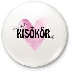 printfashion Nem szabad a Kisökörnek. . . - Kitűző, hűtőmágnes - Fehér (3077361)