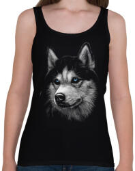 printfashion Szibériai husky - Női atléta - Fekete (4807912)