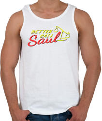 printfashion Better call Saul - Férfi atléta - Fehér (14260317)