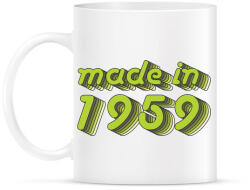 printfashion made-in-1959-green-grey - Bögre - Fehér (790347)