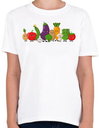 printfashion Zöldségek - Gyerek póló - Fehér (6534920)