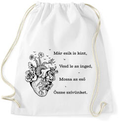 printfashion Radnóti Miklós - Bájoló - Sportzsák, Tornazsák - Fehér (6614600)