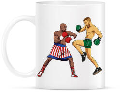 printfashion McGregor vs Mayweather - Bögre - Fehér (1902243)