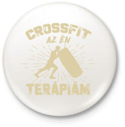 printfashion Crossfit az én terápiám - Kitűző, hűtőmágnes - Fehér (11722327)