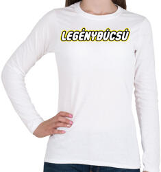 printfashion legenybucsu-lego - Női hosszú ujjú póló - Fehér (878804)