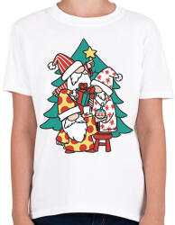 printfashion Karácsonyi manók - Gyerek póló - Fehér (10772496)