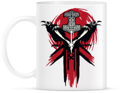 printfashion Vikings logo - Bögre - Fehér (2386013)