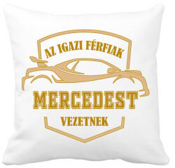 printfashion Mercedes sofőr - Párnahuzat, Díszpárnahuzat - Fehér (4995305)