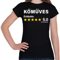 printfashion Kőműves Értékelés ***** 5.0 (69 értékelés) - Női póló - Fekete (16419151)