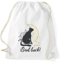 printfashion I am your bad luck - Sportzsák, Tornazsák - Fehér (7897379)