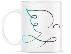 printfashion Galamb - Bögre - Fehér (943738)