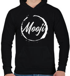 printfashion Mooji - Férfi kapucnis pulóver - Fekete (10898169)
