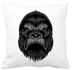 printfashion Mérges Gorilla - Párnahuzat, Díszpárnahuzat - Fehér (2404351)