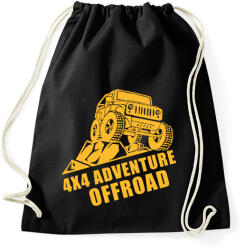 printfashion 4x4 offroad - Sportzsák, Tornazsák - Fekete (1474374)