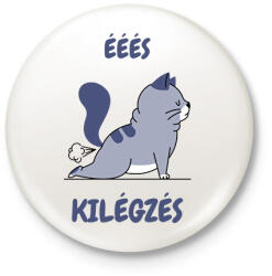 printfashion KILEGZES - Kitűző, hűtőmágnes - Fehér (10777425)