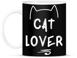 printfashion Cat Lover - Bögre - Fekete (985712)