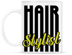 printfashion Hair Stylist (black) - Bögre - Fehér (7318278)