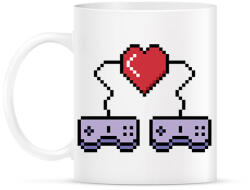 printfashion Gamer pár - Bögre - Fehér (8464476)