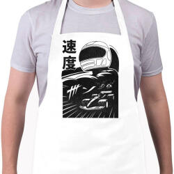 printfashion Forma 1 Japán - Kötény - Fehér (11715464)