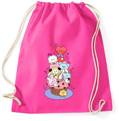 printfashion BT21 - Sportzsák, Tornazsák - Fukszia (14565960)