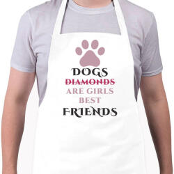 printfashion Dog best friend - Kötény - Fehér (4902989)